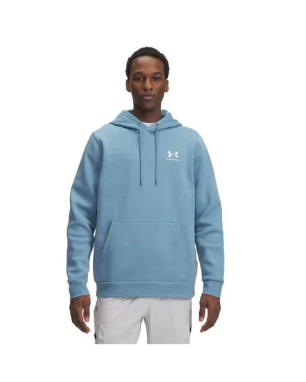 Sweat à capuche Homme UA ICON FLEECE HOODIE Bleu