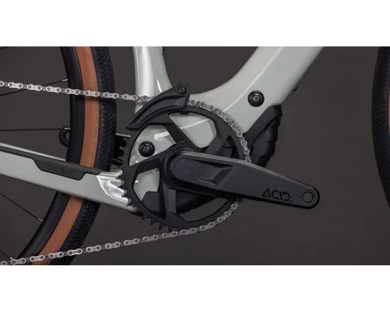 Vélo de gravel électrique NUROAD HYBRID C:62 RACE 400X Beige/Noir
