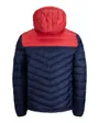 Blouson manches longues Homme JJEHERO PUFFER HOOD SN Bleu