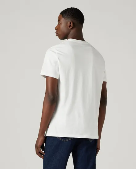 T-shirt Homme GRAPHIC SET-IN NECK Blanc