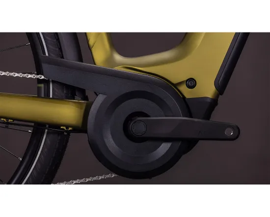 Vélo trekking électrique TOURING HYBRID PRO 800 Kaki/Noir