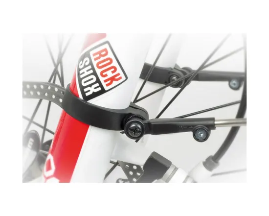 Lot de 2 colliers de fixations de tringles 37,0-40,0mm Noir