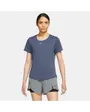 T-shirt manches courtes Femme W NK ONE DF SS STD TOP Bleu