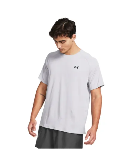T-shirt Homme UA TECH TEXTURED SS Blanc
