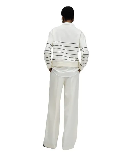Sweat Femme Stripped Twofer Sweatshirt