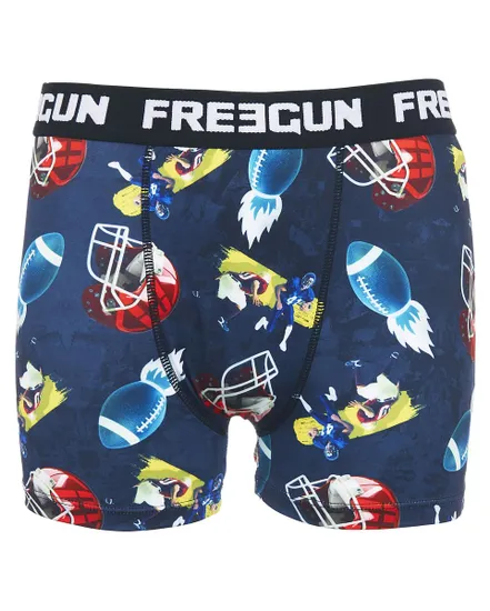 LOT DE 3 BOXERS EN MICROFIBRE JUNIOR GARCON FREEGUN
