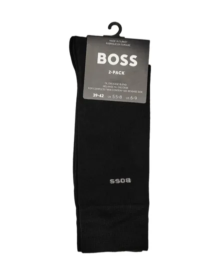 Lot de 2 paires de chaussettes Homme 2P RS TOM UNI MC Noir