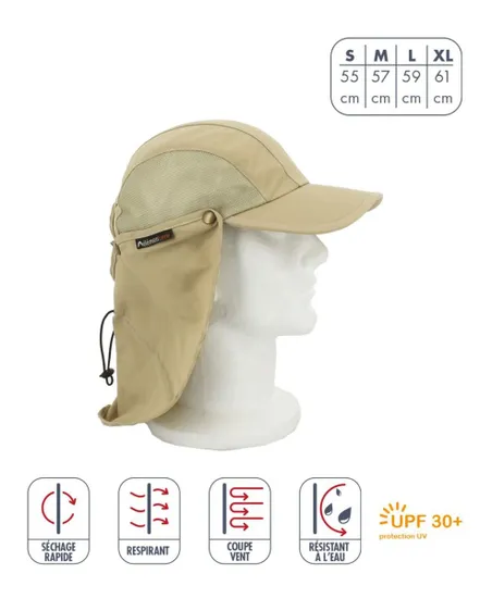 CASQUETTE ANTI-UV Unisexe Beige