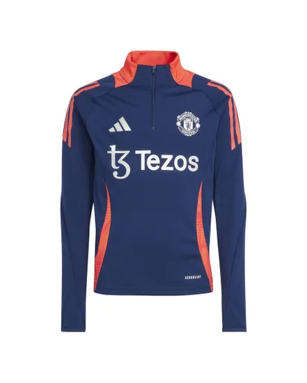 Haut col zip Enfant MUFC TR TOPY Bleu