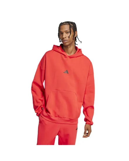 Sweat à capuche Homme M FI SL HD Rouge