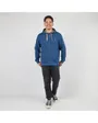 SWEAT CAPUCHE ZIPPE ESSENTIEL Homme Bleu