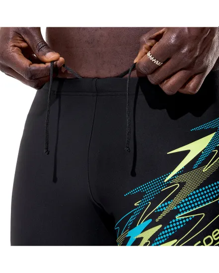 Short de bain Homme MEDLEY LOGO AQUASHORT BLA/GRN Noir