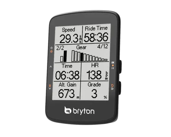 Compteur GPS de vélo RIDER 460 D Noir