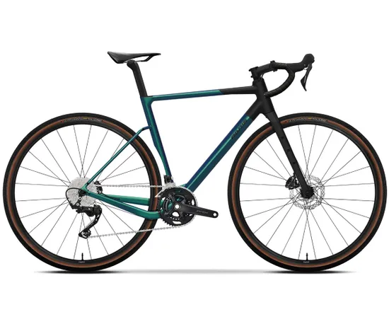 Vélo de gravel LE VADROUILLE S2 SHIMANO GRX400 Vert Jade
