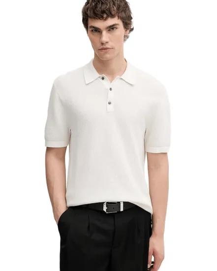 Polo Homme SS Textured Cotton