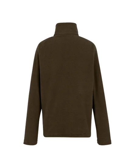 Polaire col zip Homme MONTES Marron