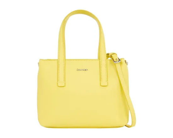 Sac bandouliere Femme CK MUST MINI TOTE Jaune