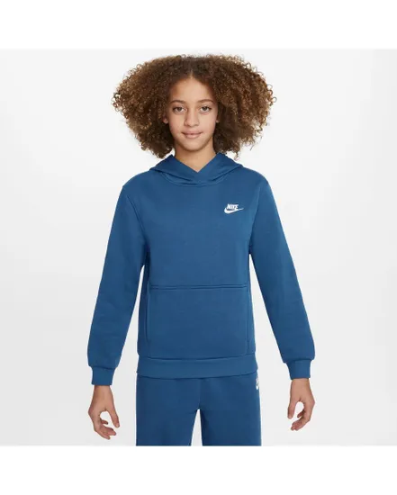 Sweat à capuche Enfant K NSW CLUB FLC HDY LBR Bleu