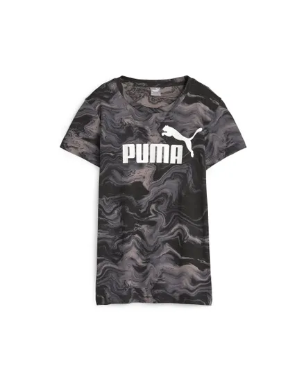 T-shirt manches courtes Femme W ESS+ MARBLE TEE Noir
