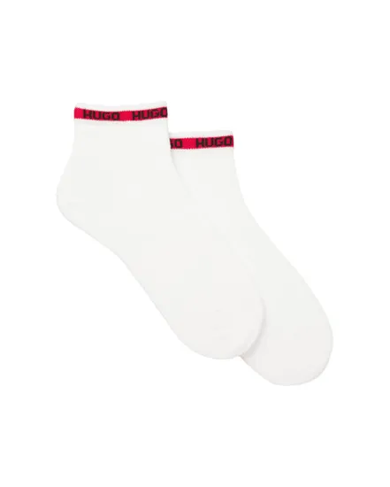 Lot de 2 paires de chaussettes Homme 2P SH TAPE CC Blanc