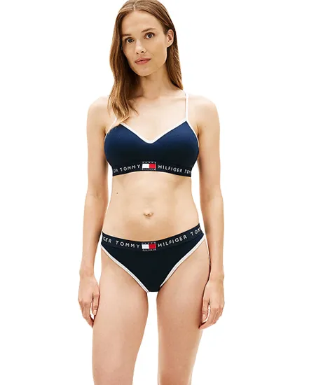 Culotte Bikini Femme Côtelée Tommy Hilfiger