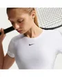 T-shirt Femme W NK DF VCTRY SS TOP Blanc