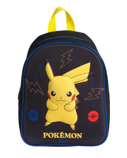 SAC À DOS POKÉMON  3D 32CM Noir ENFANT