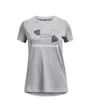 T-Shirt MC Enfant UA TECH BL TWIST SS Gris