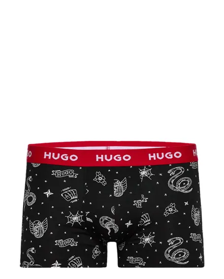 Lot de 3 boxers Homme TRUNK TRIPLET DESIGN Multicolore