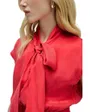 Blouse Corset Femme Rouge Salsa