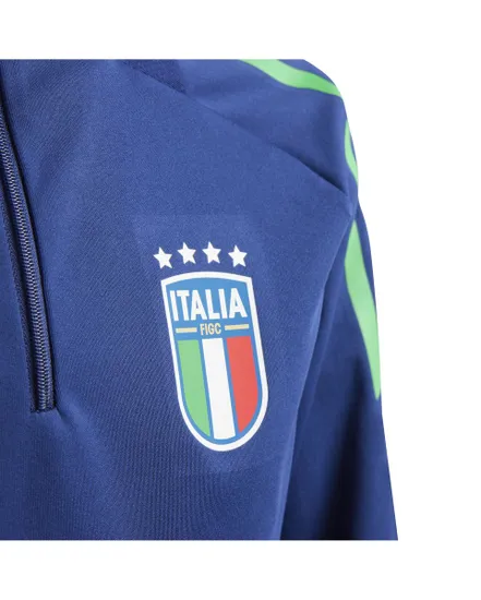 Haut col zip Enfant FIGC TR TOPY Bleu