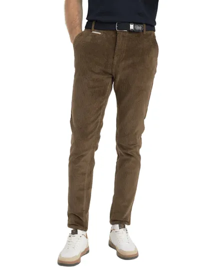 Pantalon Chino Homme Signature Jilor Tabac