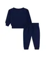 Ensemble de survetement Bébé NKN ESSENTIAL FLEECE CREW SET Bleu