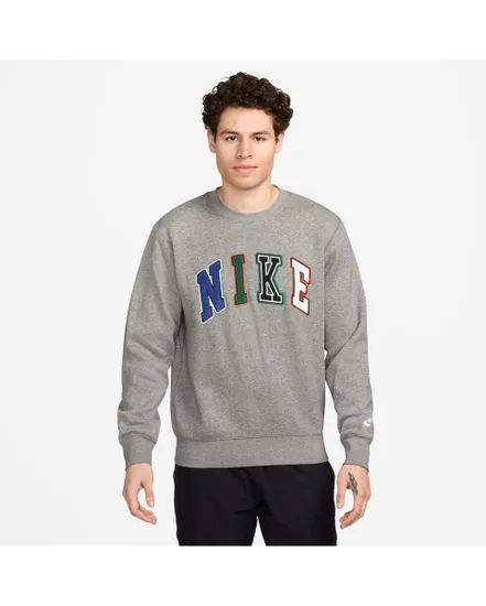 Sweat Homme M NK CLUB BB CREW LETTERS Gris