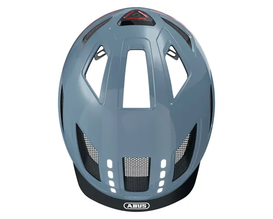 Casque loisir/urbain Unisexe HYBAN 2.0 LED Bleu Gacier Brillant Signal