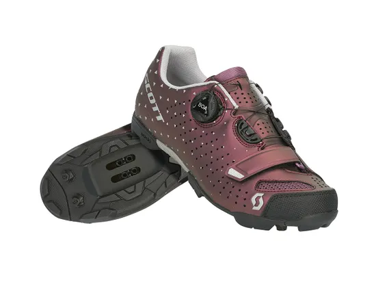 Chaussures VTT Femme Specialized BG Riata, Taille 40, Argent, Velcro, 2 Trous