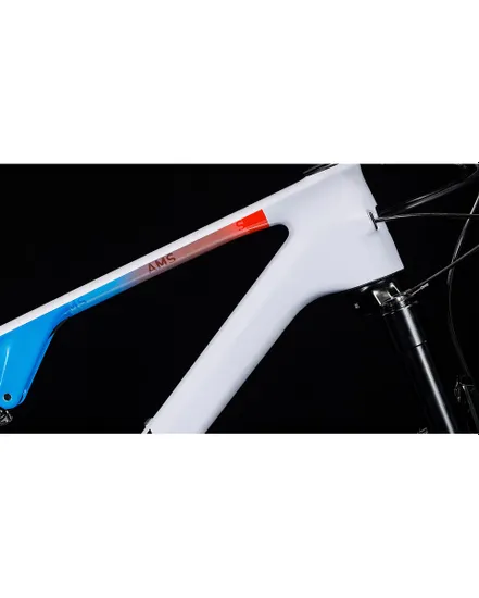 VTT tout suspendu Unisexe AMS ZERO99 C:68X SL 29 Blanc/Bleu/Rouge