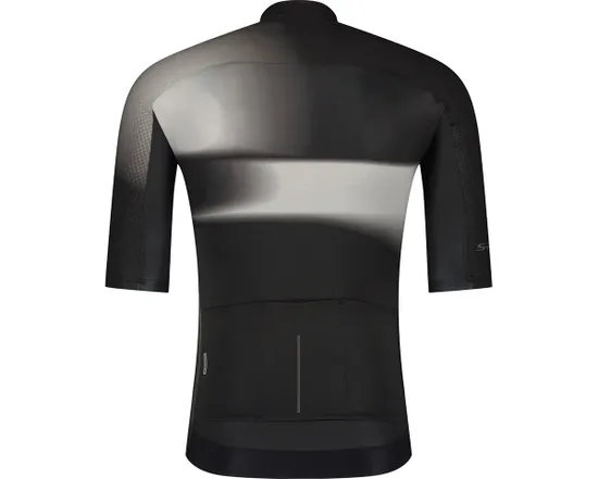 Maillot manches courtes Homme S-PHYRE FLASH Noir/Blanc