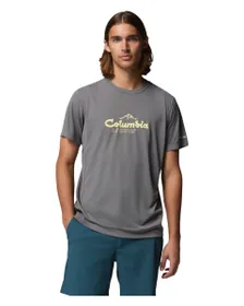 T-shirt Homme ZERO RULES LIGHT SS GRAPHIC CREW Gris