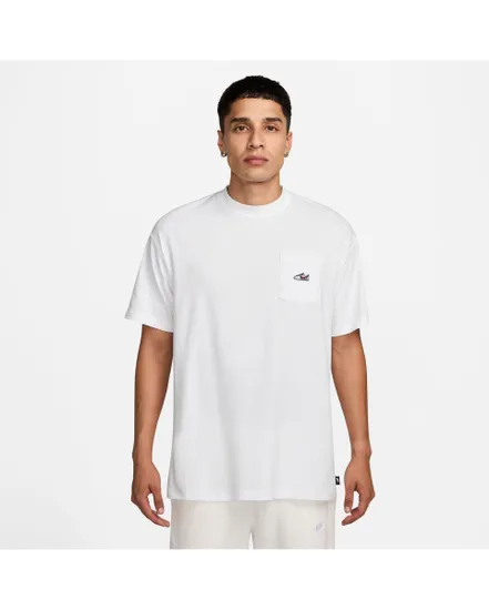 T-Shirt Homme U NSW TEE M90 SNKR PTCH PKT 2 Blanc