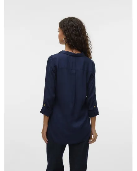 Chemise Femme VMBUMPY L/S Shirt New WVN Noos