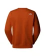 Sweat Homme M DREW PEAK CREW Orange