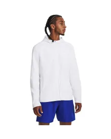 Veste à capuche Homme UA STORM RUN HOODED JACKET Blanc