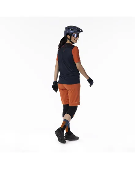 Short Femme TRAIL FLOW AVEC PAD Orange