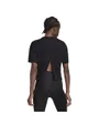 Tee shirt Femme W I 3 BAR TEE 2 Noir