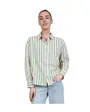 Chemise Femme PCJAVIA LS Stripe Shirt WVN
