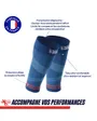 Manchons de compression mollet Femme RUN TRAIL CALF UP ACTIV LONG Bleu