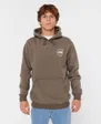Sweat à capuche Homme STAPLE HOOD Marron