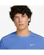 T-shirt Homme M NK DF UV MILER SS Bleu