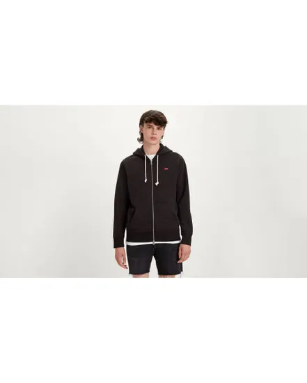 Sweat a capuche manches longues Homme NEW ORIGINAL ZIP UP Noir